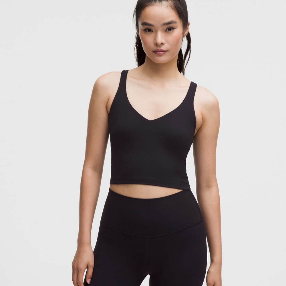 Black Lululemon Align Tank Top Light Support, A/B cup